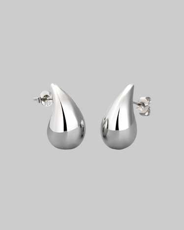 Exaggerated Comma Earrings Women's Water Drop Metal Advanced Earrings Cold Style Punk Style Ear Earrings - Modestly Vogue